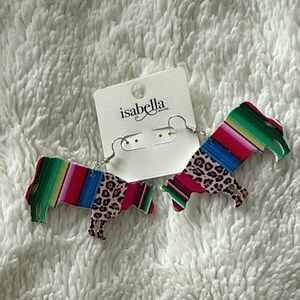 Multicolor Cow Earrings for Kids